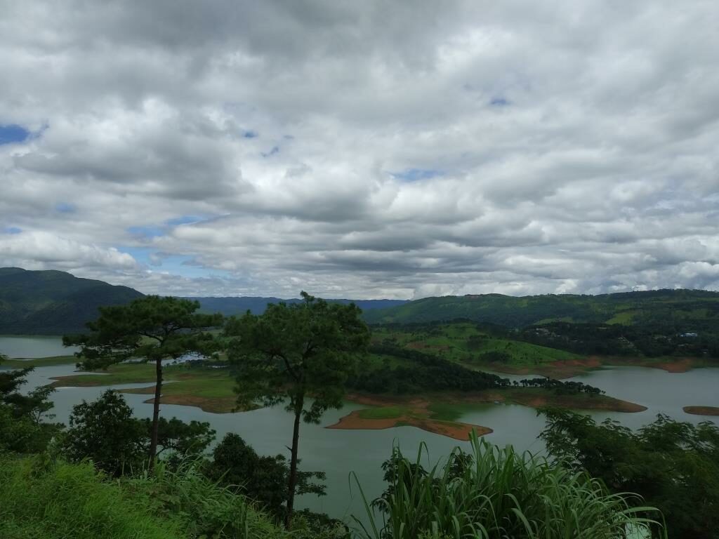 Umiam Lake in Monsoon